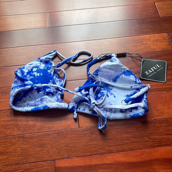 ZAFUL Womens Tie Dye 3 Piece Bikini Set - Picture 6 of 8